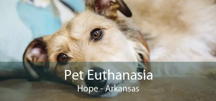 Pet Euthanasia Hope - Arkansas